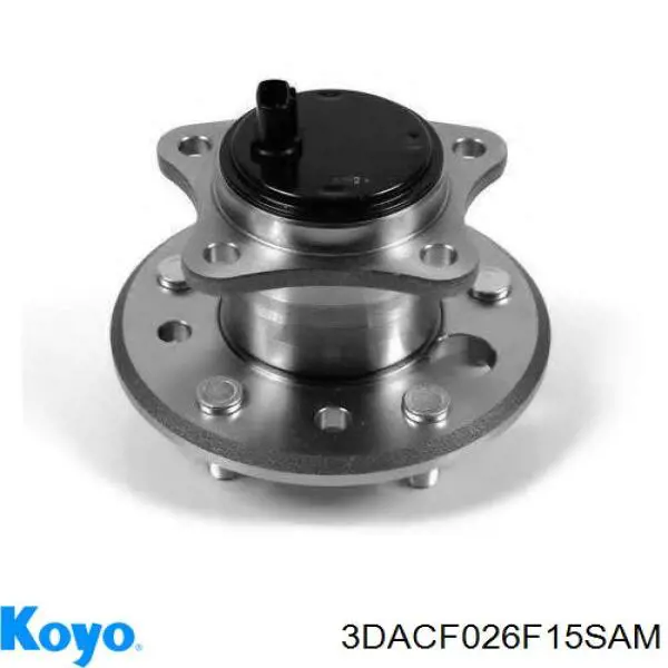 3DACF026F15SAM Koyo Cubo de rueda trasero derecho