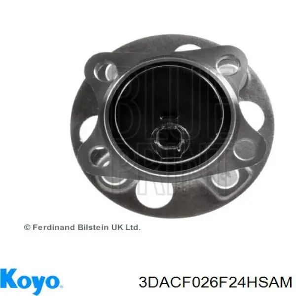 Cubo de rueda trasero 3DACF026F24HSAM Koyo