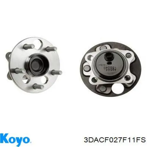 Comprar 3DACF027F11FS Koyo Cubo de rueda, Eje trasero