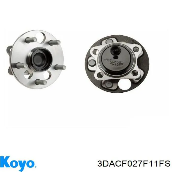 3DACF027F11FS Koyo Buje de rueda trasero