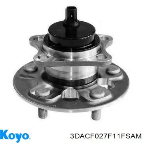 3DACF027F11FSAM Koyo Buje de rueda trasero