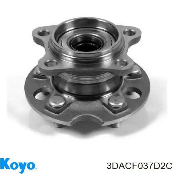 3DACF037D2C Koyo cubo de rueda trasero