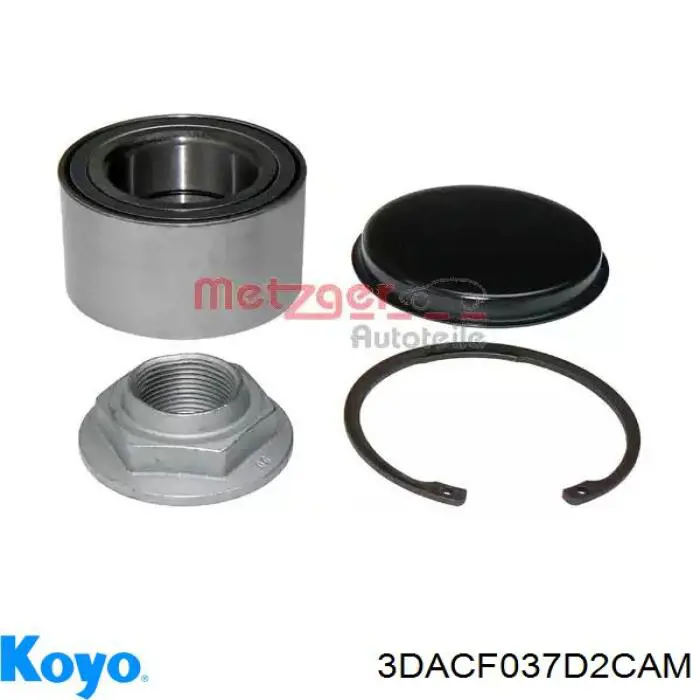 3DACF037D2CAM Koyo Buje de rueda trasero