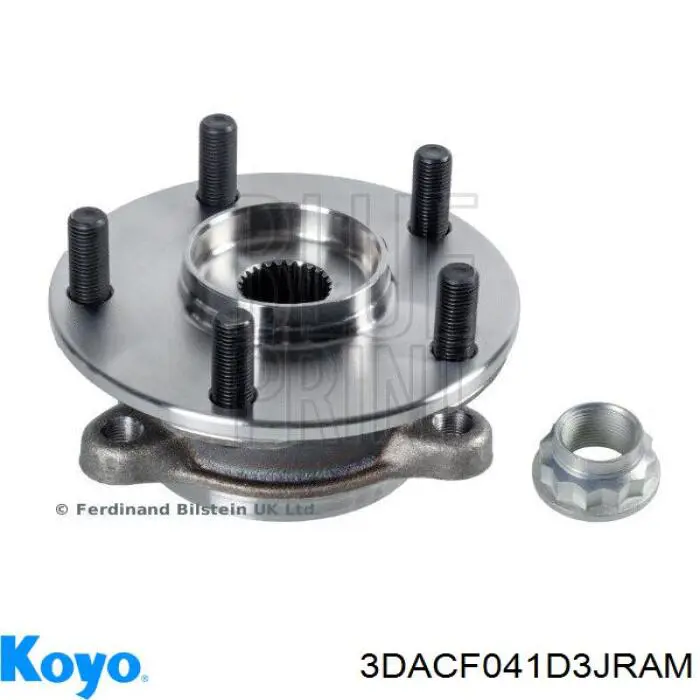 Buje de rueda delantero 3DACF041D3JRAM Koyo