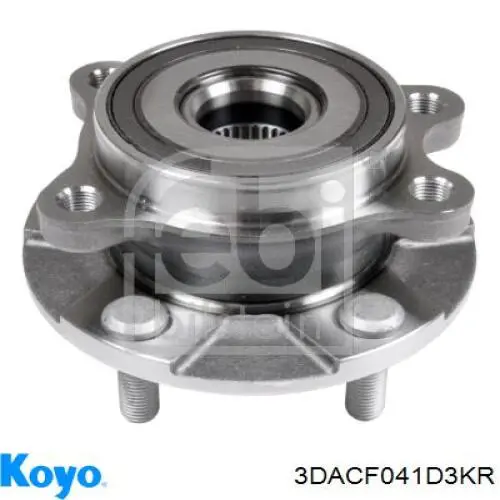 Buje de rueda delantero 3DACF041D3KR Koyo