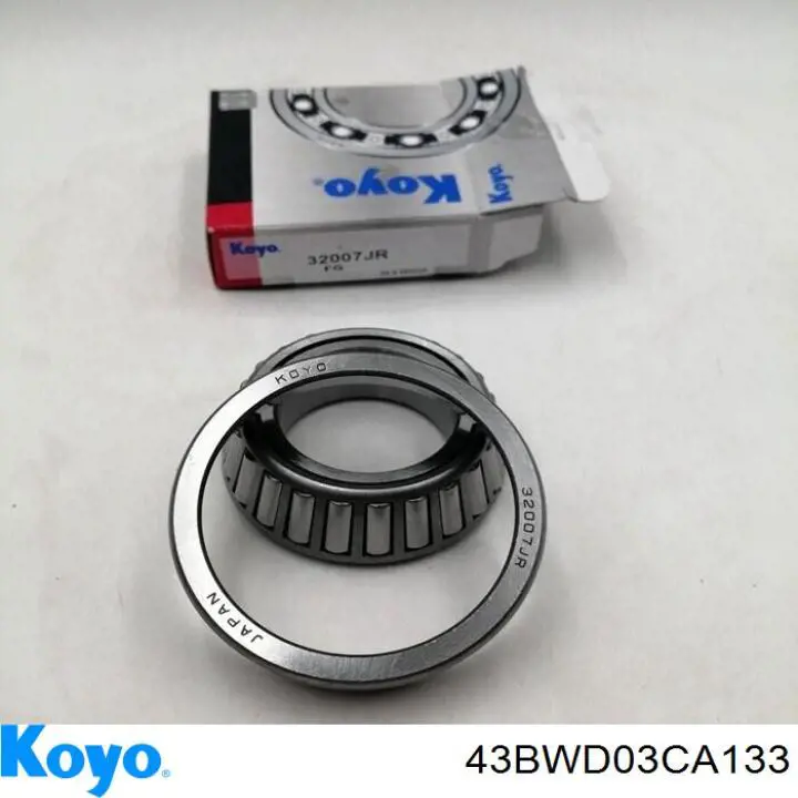 43BWD03CA133 Koyo cojinete de rueda trasero