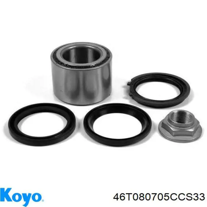 Cojinete de cubo delantero Koyo 46T080705CCS33 precio, desde 35,92 EUR