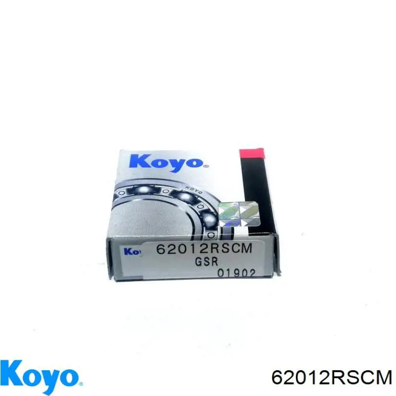 Rodamiento alternador 62012RSCM Koyo