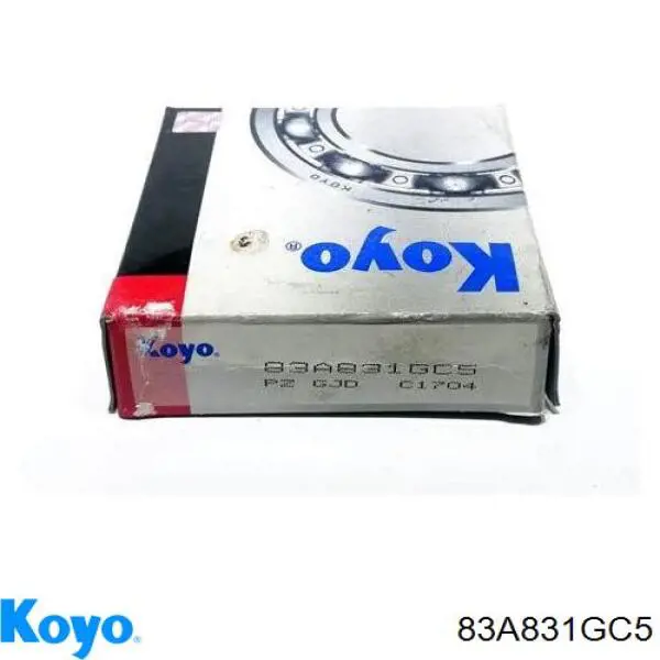Soporte de rodamiento intermedio del semieje delantero 83A831GCS53 Koyo