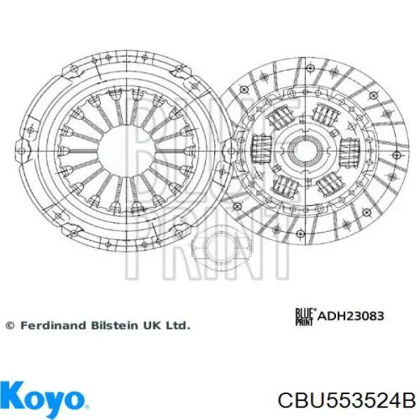 Cojinete de desembrague Koyo CBU553524B precio, desde 19,34 EUR