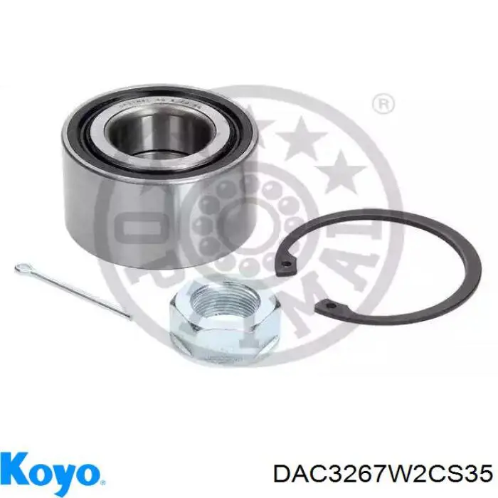 Cojinete de cubo delantero Koyo DAC3267W2CS35 precio, desde 27,53 EUR