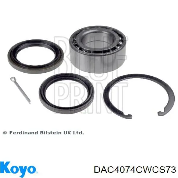 Cojinete de rueda delantero DAC4074CWCS73 Koyo