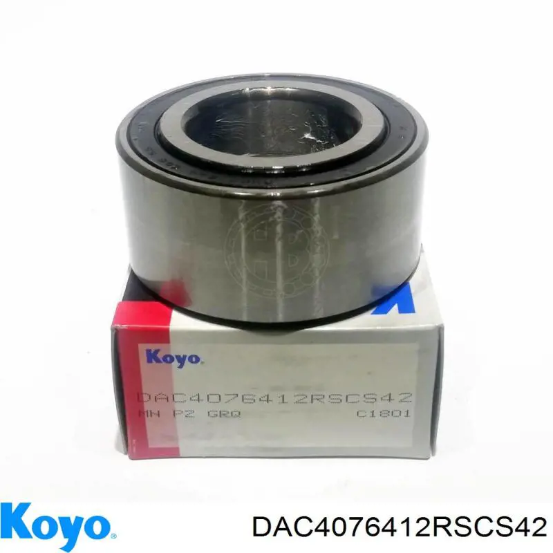 DAC4076412RSCS42 Koyo cojinete de rueda delantero