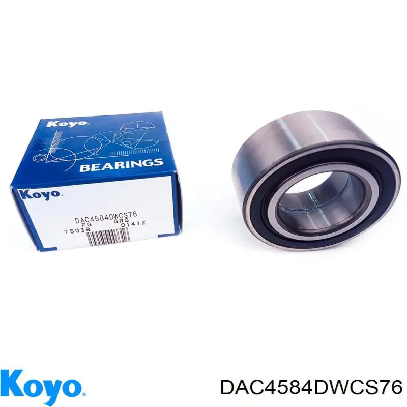 DAC4584DWCS76 Koyo Rodamientos de rueda delantero