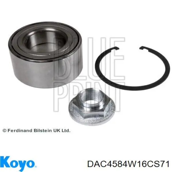 Cojinete de rueda delantero Koyo DAC4584W16CS71 precio, desde 30,48 EUR