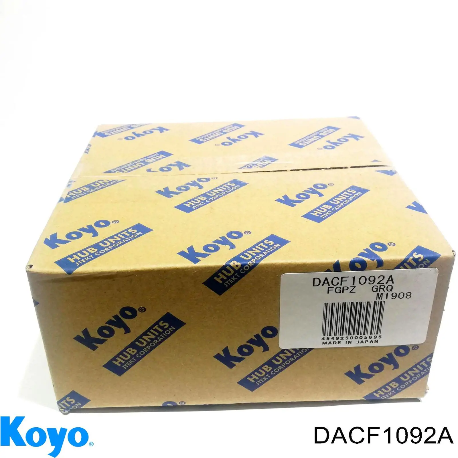 Cojinete de rueda delantero DACF1092A Koyo