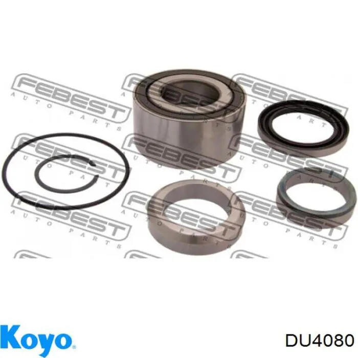 DU4080 Koyo Rodamiento de rueda trasera