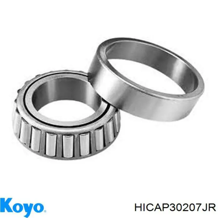 Cojinete interior del semieje trasero HICAP30207JR Koyo