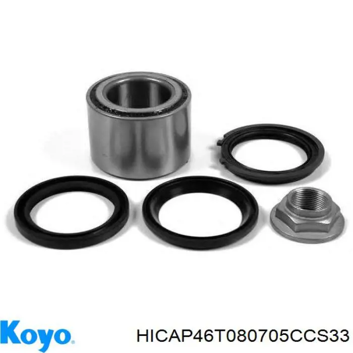 Comprar HICAP46T080705CCS33 Koyo Cojinete de rueda trasero