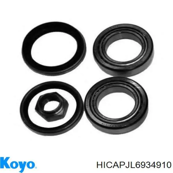 Cojinete de rueda delantero HICAPJL6934910 Koyo