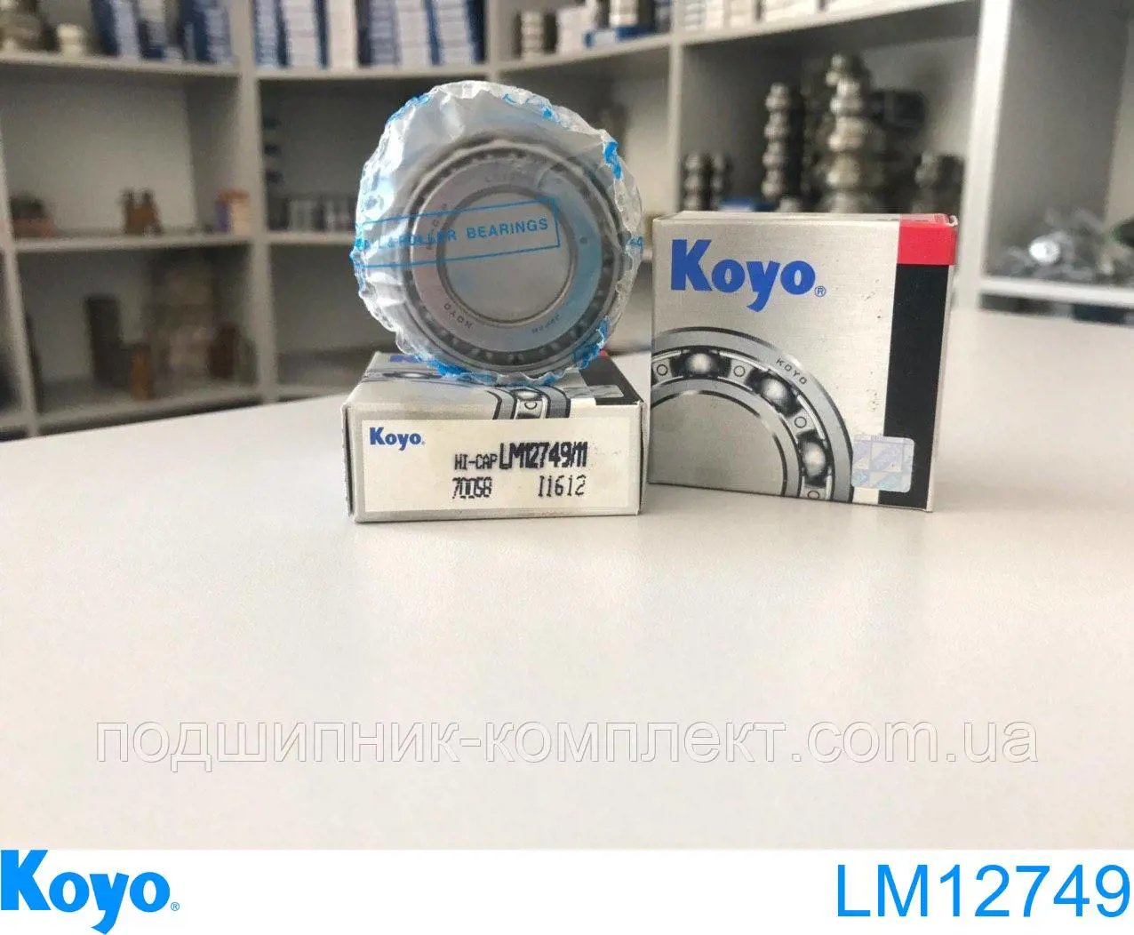 Cojinete exterior del cubo de rueda delantera LM12749 Koyo