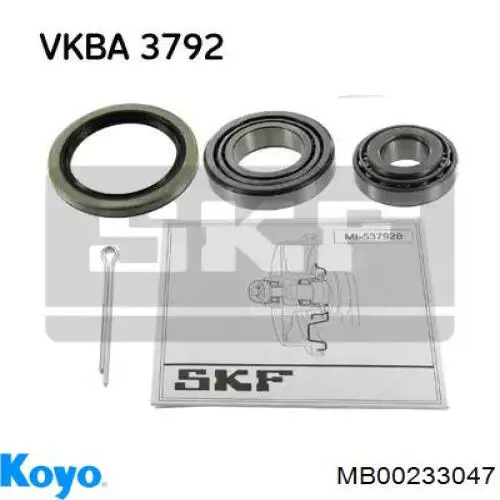 Cojinete interior de rueda trasera Hyundai/Kia SMB00233047 precio, desde 27,65 EUR