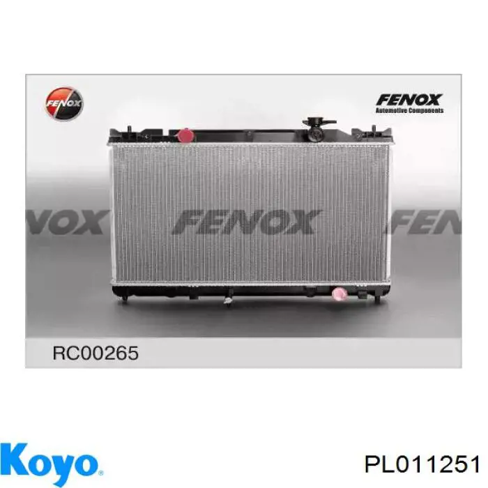 PL011251 Koyo radiador refrigeración del motor