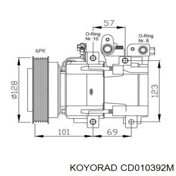 Aire acondicionado capacitor Koyorad CD010392M precio, desde 90,18 EUR