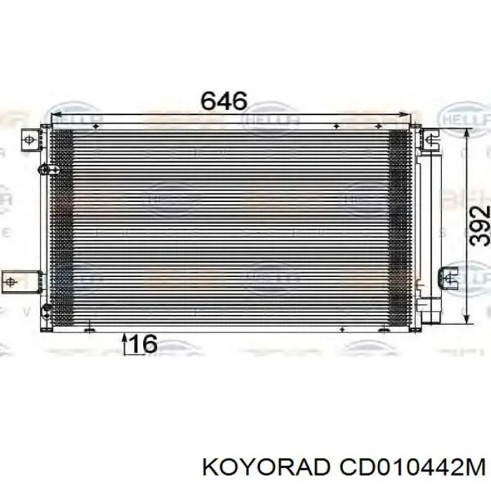 CD010442M Koyorad condensador aire acondicionado