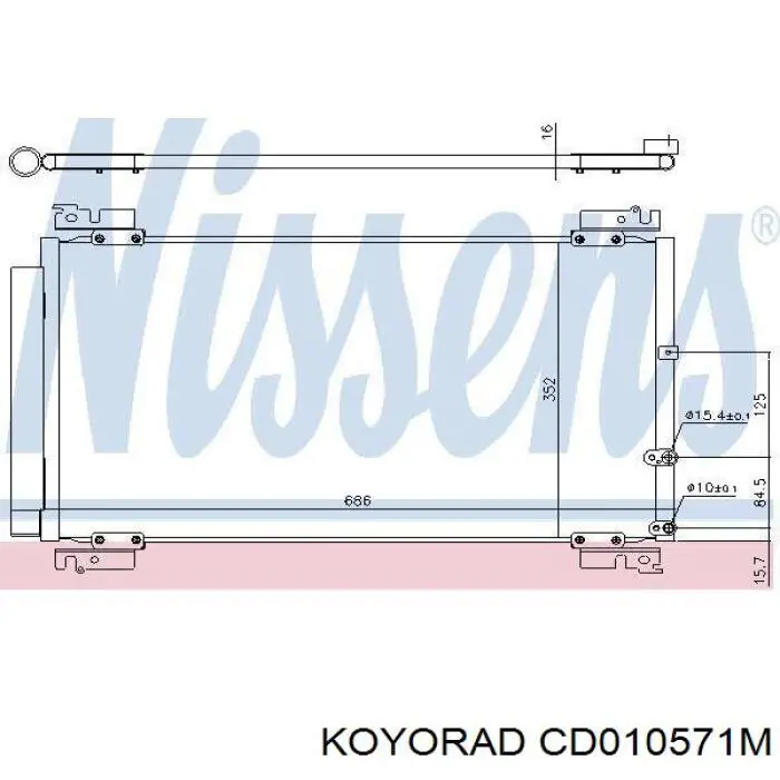 RC940367 KSP condensador aire acondicionado