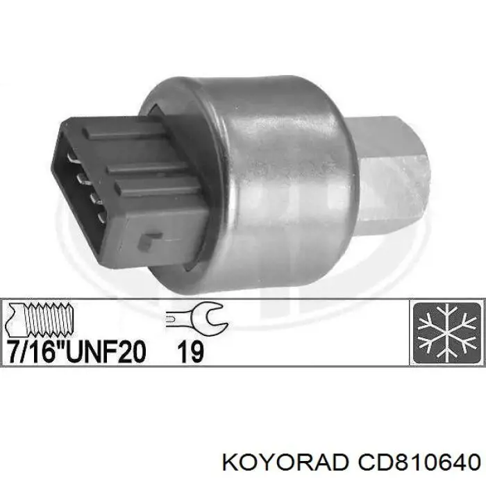 CD810640 Koyorad condensador aire acondicionado