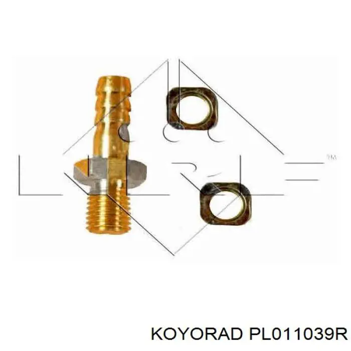 PL011039R Koyorad radiador refrigeración del motor