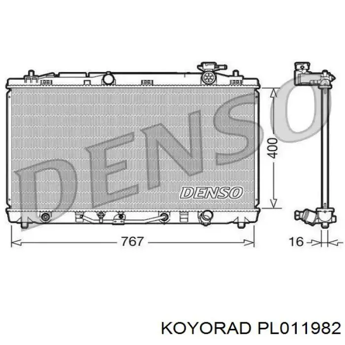 PL011982 Koyorad Refrigeración del motor