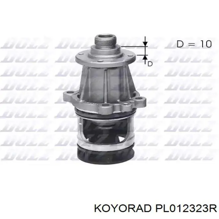 PL012323R Koyorad Refrigeración del motor