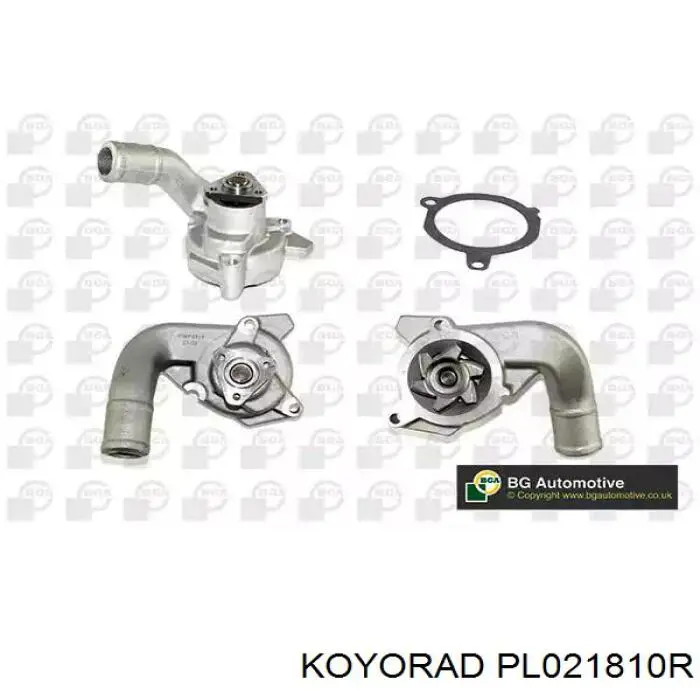 PL021810R Koyorad radiador refrigeración del motor