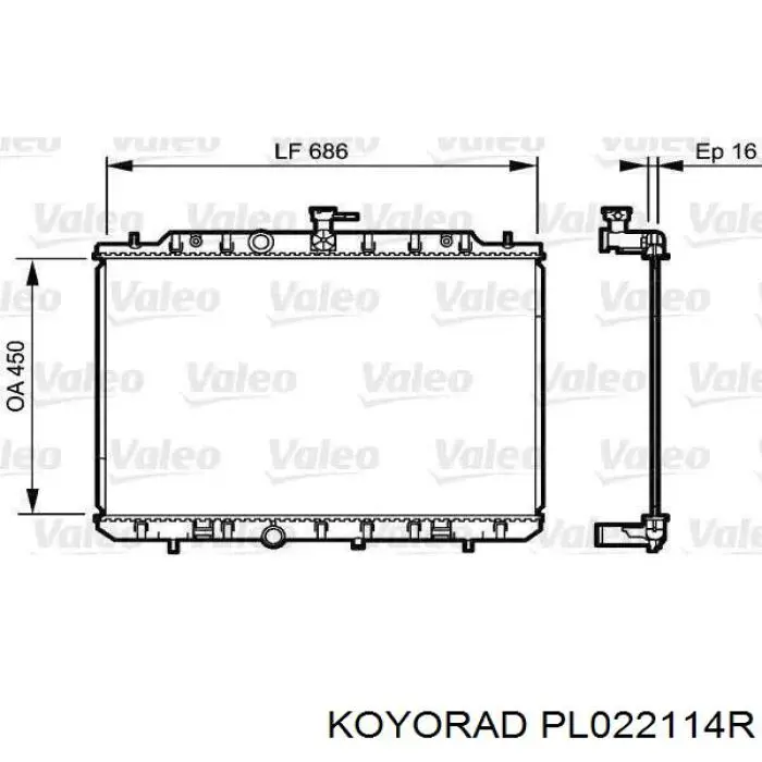 PL022114R Koyorad radiador