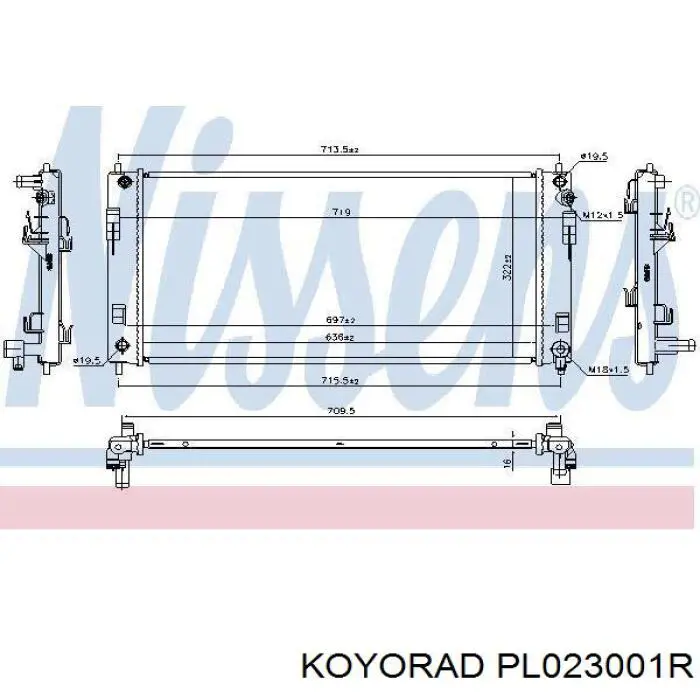 Comprar 613NSA208 TYC Radiador de auto
