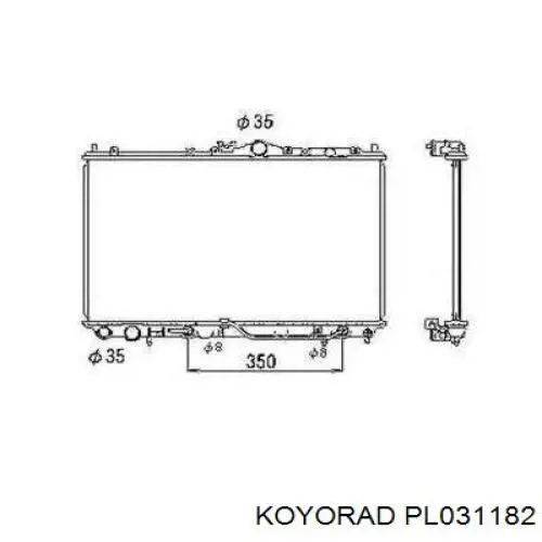 Comprar PL031182 Koyorad Radiador de auto