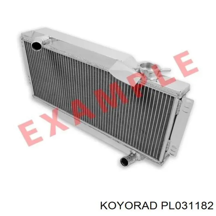 PL031182 Koyorad radiador refrigeración del motor