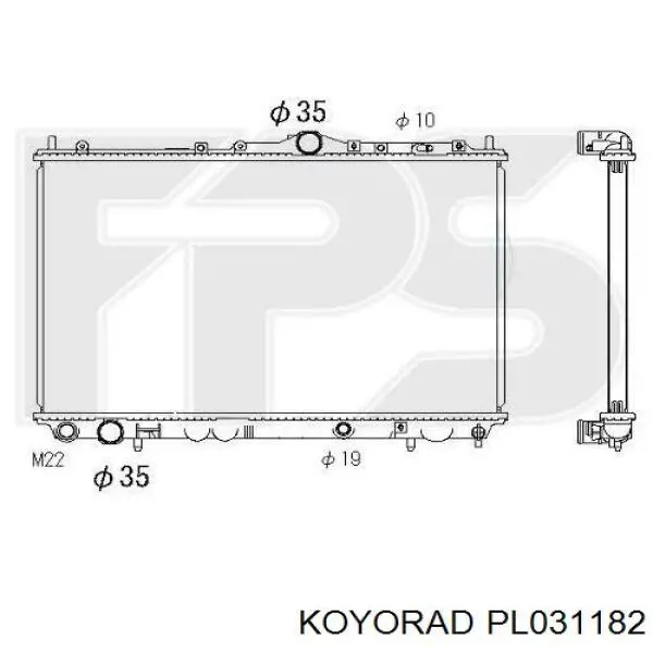 PL031182 Koyorad Refrigeración del motor