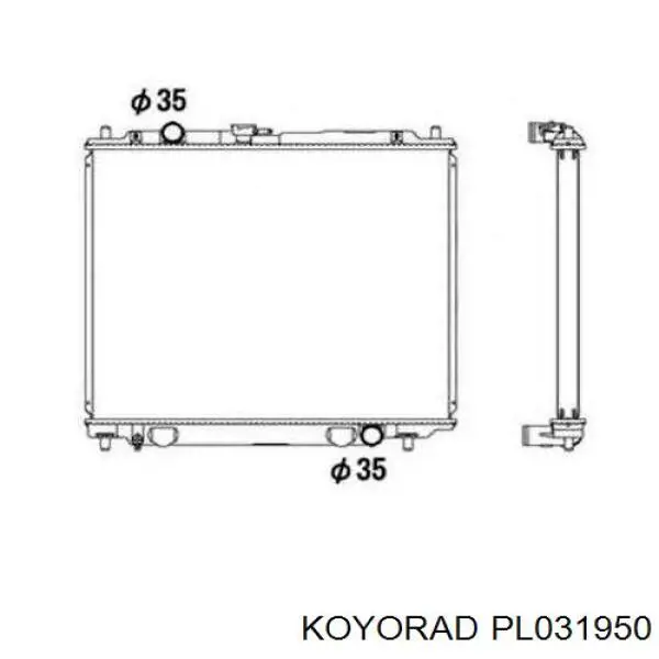 PL031950 Koyorad Refrigeración del motor