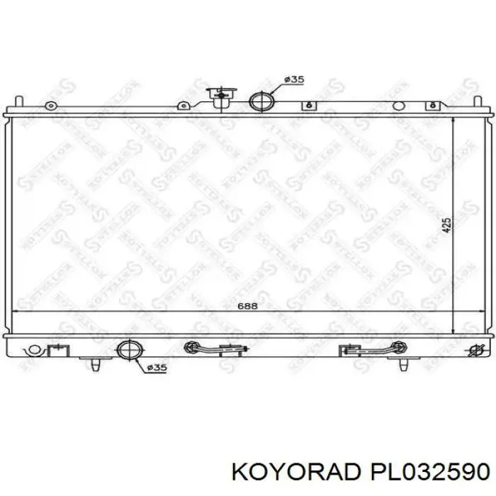 PL032590 Koyorad Refrigeración del motor
