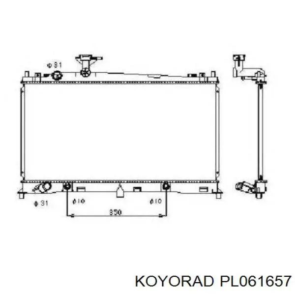 Água radiador Koyorad PL061657 precio, desde 103,98 EUR