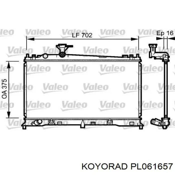 Comprar PL061657 Koyorad Radiador de auto