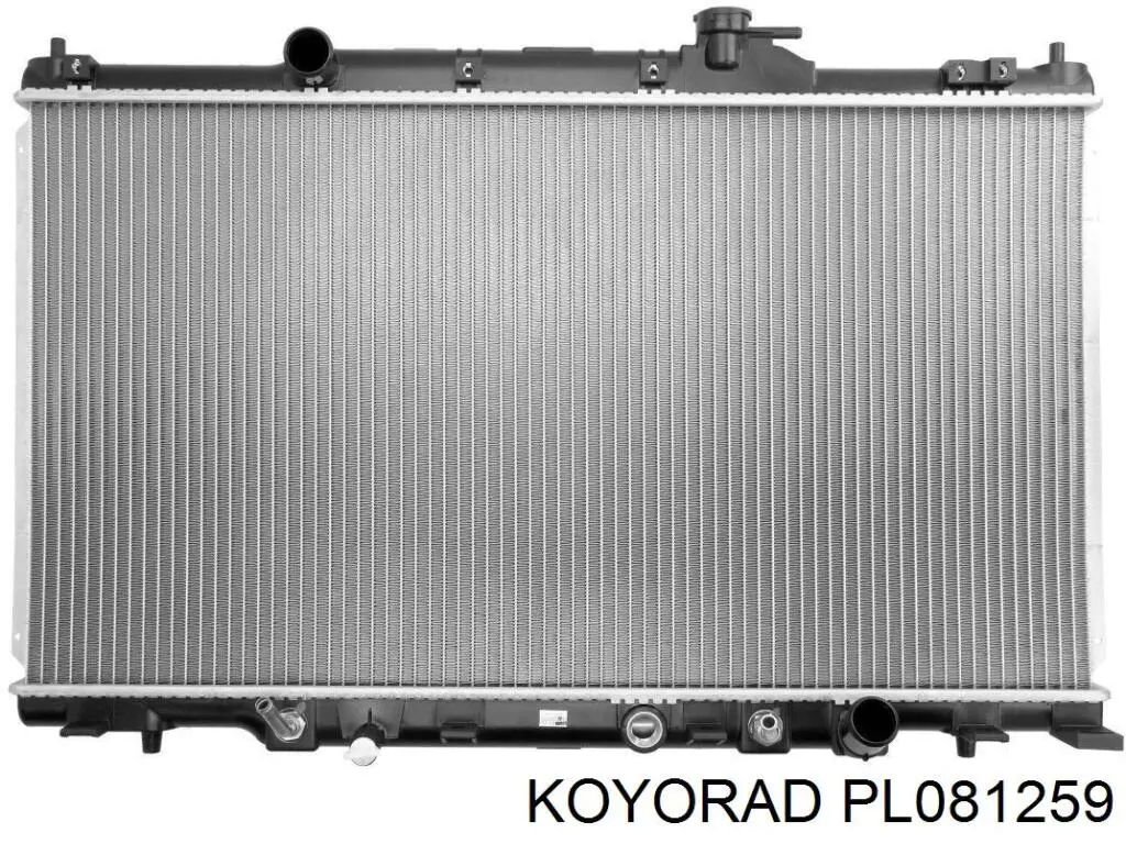 PL081259 Koyorad radiador refrigeración del motor