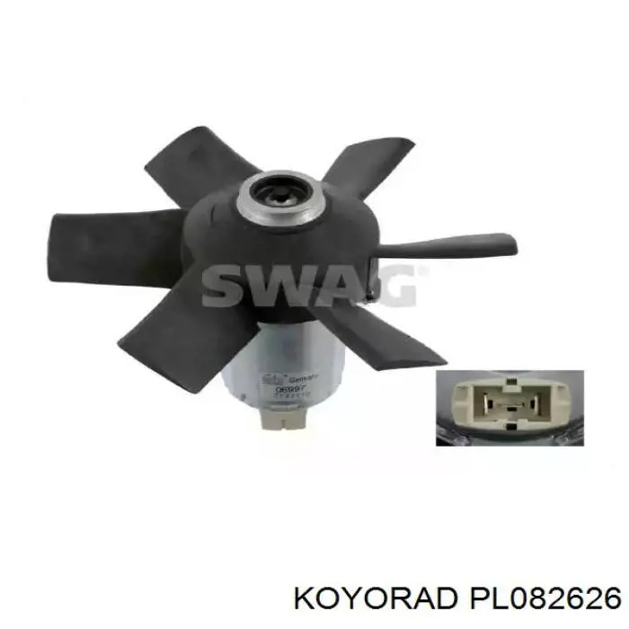 PL082626 Koyorad radiador refrigeración del motor