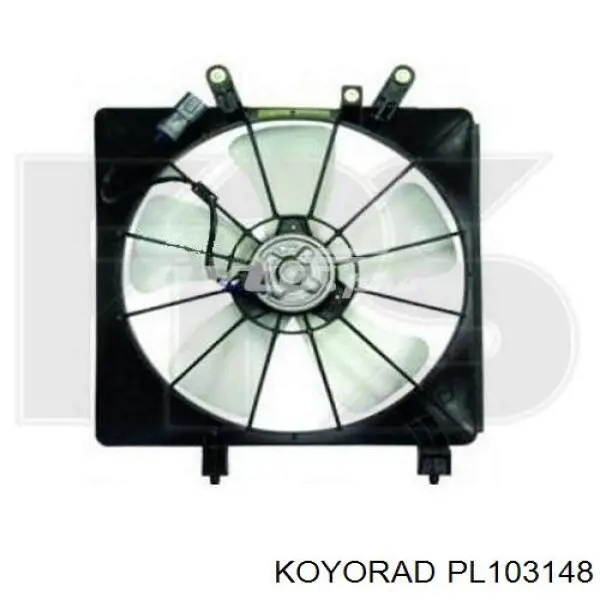 PL103148 Koyorad radiador refrigeración del motor