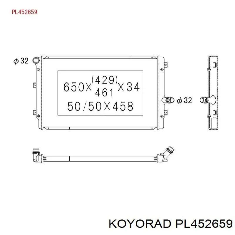 PL452659 Koyorad Refrigeración del motor