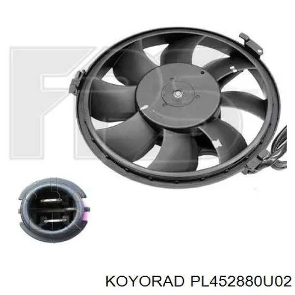 PL452880U02 Koyorad radiador refrigeración del motor