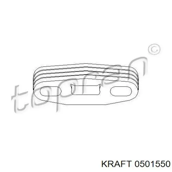 480080 Cautex Soporte de escape